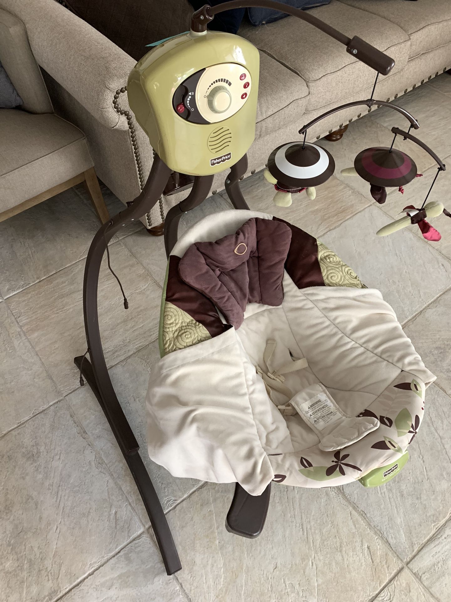 Fisher-Price Baby Cradle Swing - Zen Collection