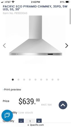 Stove range hood vent chimney