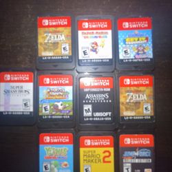Nintendo Switch Games For Trade - Zelda Mario Super Smash Yoshi