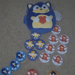 Sonic Plush Plus SONIC HEDGEHOG WITH TOTAL OF 14 Different Characters  