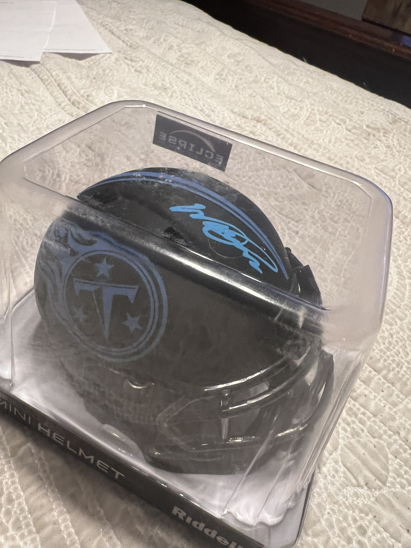 Autographed Mini Helmet