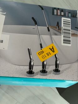 Electric Spin Scrubber with Extendable Handle