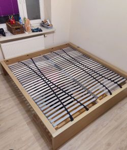 Ikea Mall king size with Lonset Slats an excellent condition like new