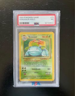 1999 Pokémon Venusaur Holo PSA 7 NM