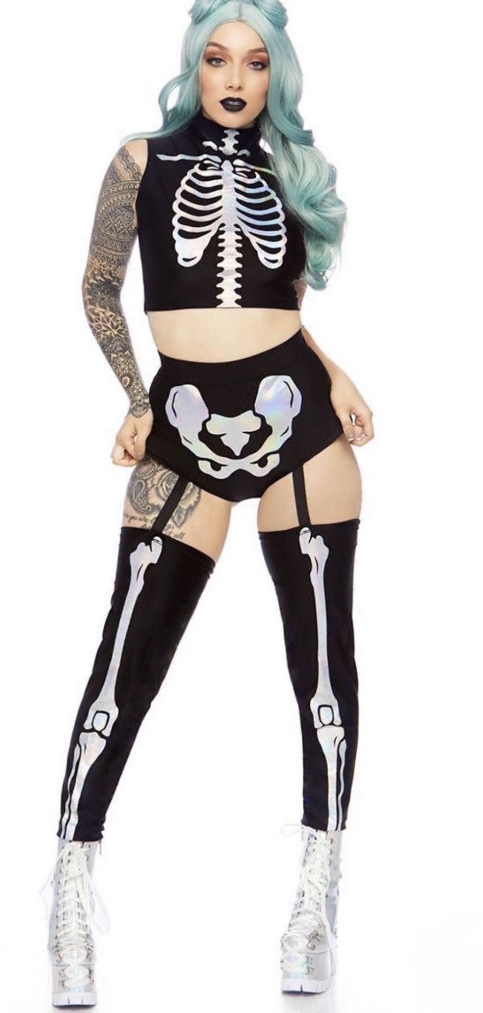 New Leg Avenue Holographic Skeleton $25 Adult Small Or Medium
