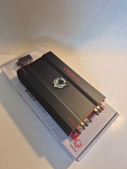 CRUNCH 3725 WATTS MONOBLOCK 1 OHM STABLE BUILT IN CROSSOVER WITH BASS CONTROL CAR AMPLIFIER