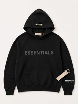 Essentials hoodie black