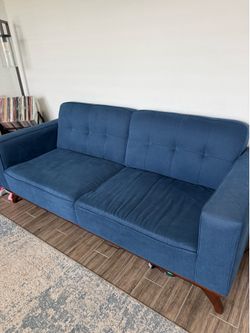 Blue sofa