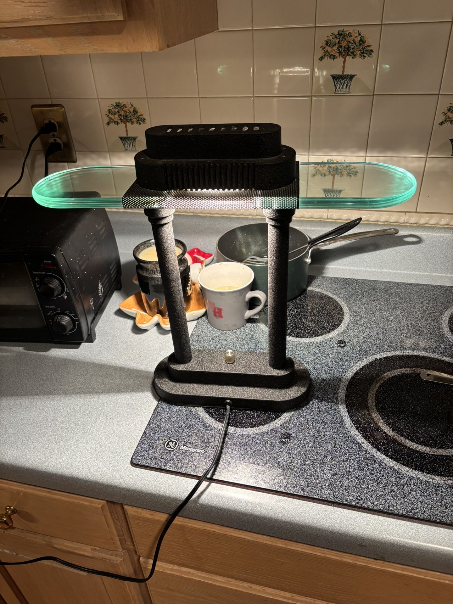 Home > Products > Lighting > Table Lamps Postmodern Desk Lamp attributed to Robert Sonneman, 1980s