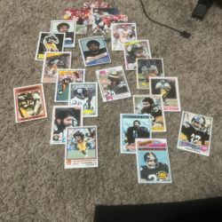 vintage cards fooball