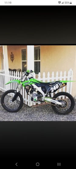 2016 Kawasaki KX250F No Pink Slip Track Bike