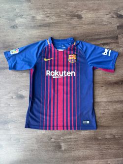 Nike FC Barcelona Lionel Messi #10 Youth Size 28 Jersey 2017 2018 Dri-FIT La Liga