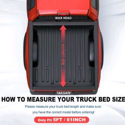 5ft Trifold LED Truck Bed Cover