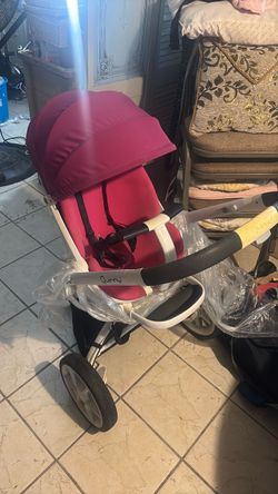 Quinny Baby Stroller Red and White