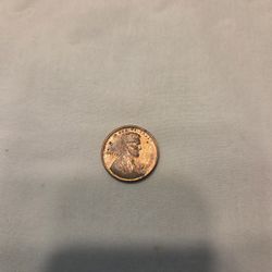 1974D Wheat Penny Missing 4 Light D