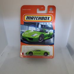 Matchbox Porsche 918 Spyder Green 45/100