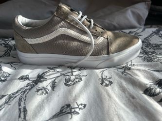 Khaki colored vans, brand new