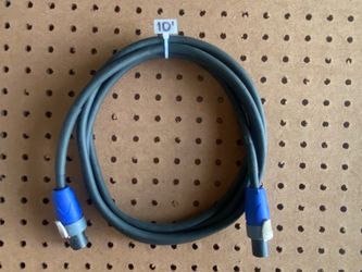 10 ft Live Wire Elite Speakon Speaker Cable – Neutrik Connectors