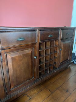 Dining Table with hutch