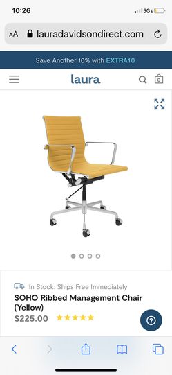 SOHO Yellow Desk Chair- New In the Box