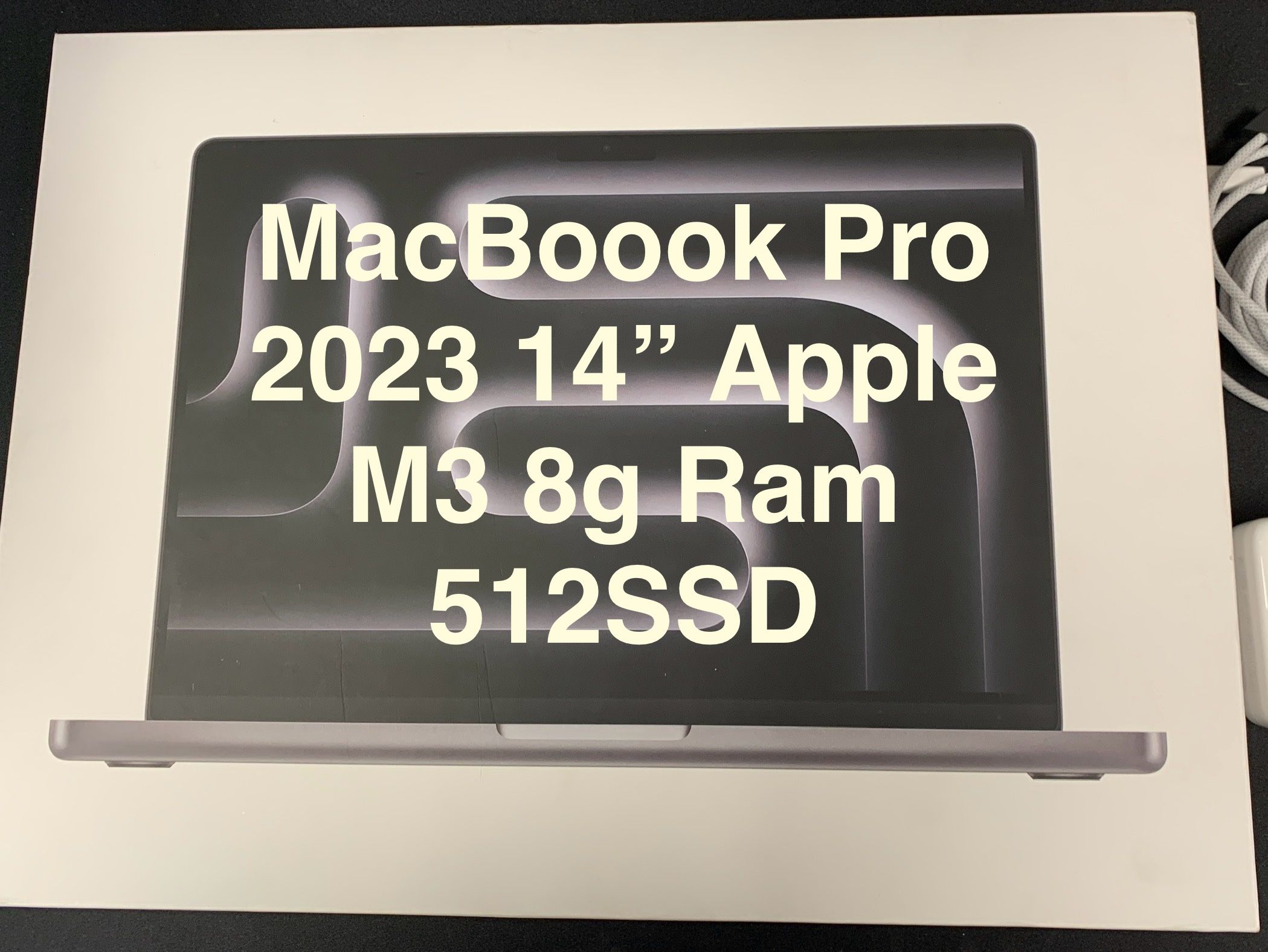 MacBook Pro 2023 14” Apple M3 8g Ram 512ssd