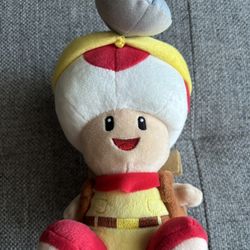 Little Buddy Super Mario Bros Captain Toad 7" Plush Doll