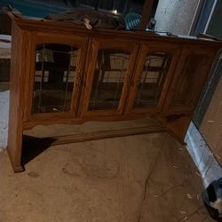 redwood china cabinet freeee