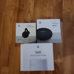 Google/Nest Smart Home WiFi Router/Modem Speaker And Chromecast
