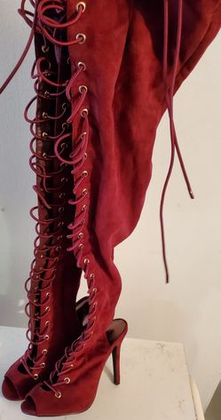 Knee length boots
