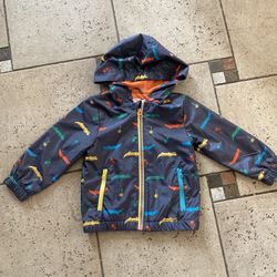 NWT Boys Lightweight Alligator hooded Jacket Size 3T