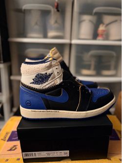 Jordan 1 Retro High Fragment x Union LA Sport Royal Size 10.5 $420