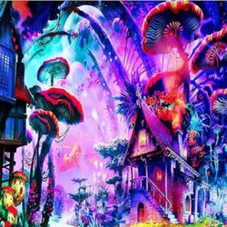 Mushroom Tapestry