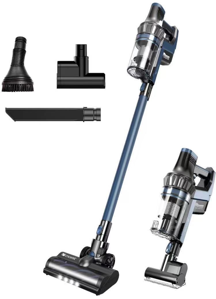 P10 PRO Cordless Vacuum Cleaner LED Touch Screen Removable Battery 3 Adjustable Modes & Up to 55Min Long Runtime