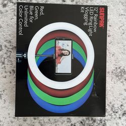 MUST GO - Sunpak 12” Rainbow Ring Light Blogging Kit