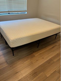 Queen Mattress with Metal Frame