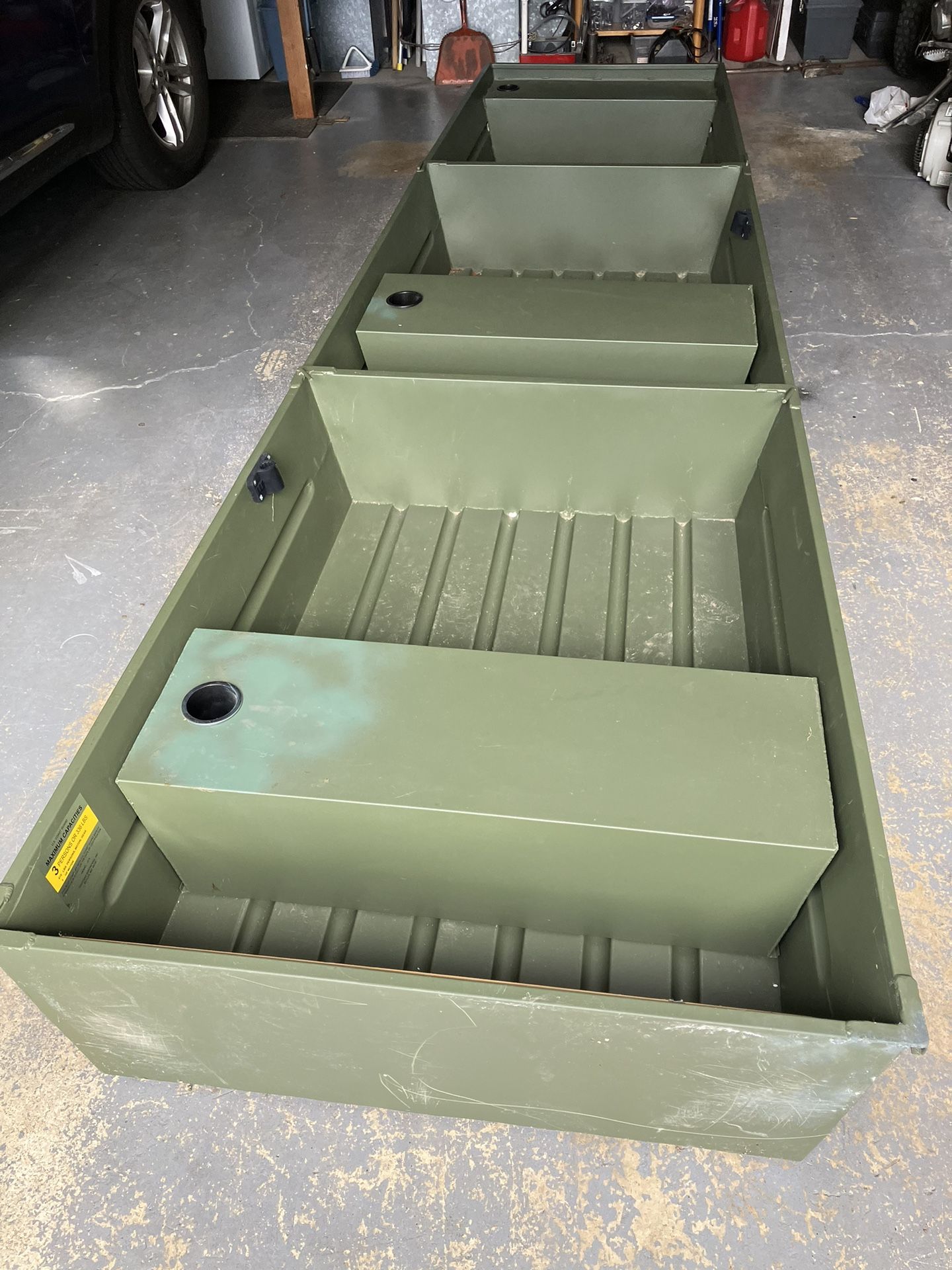 3 Piece Jon Boat And Trolling Motor