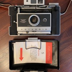Vintage Polaroid Camera - Land Camera 360