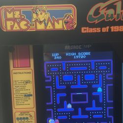 Cash Only mini Ms Pac Man Arcade 