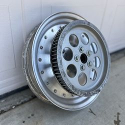 Harley Davidson FXR Solid Rear Wheel.