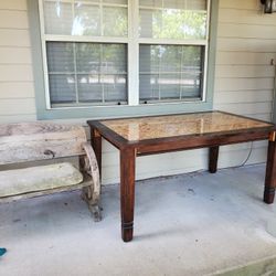 Table And 4 Chairs $40