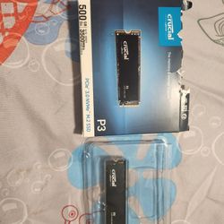 Crucial Pcle 3.0 NVMe M.2 SSD 500gb
