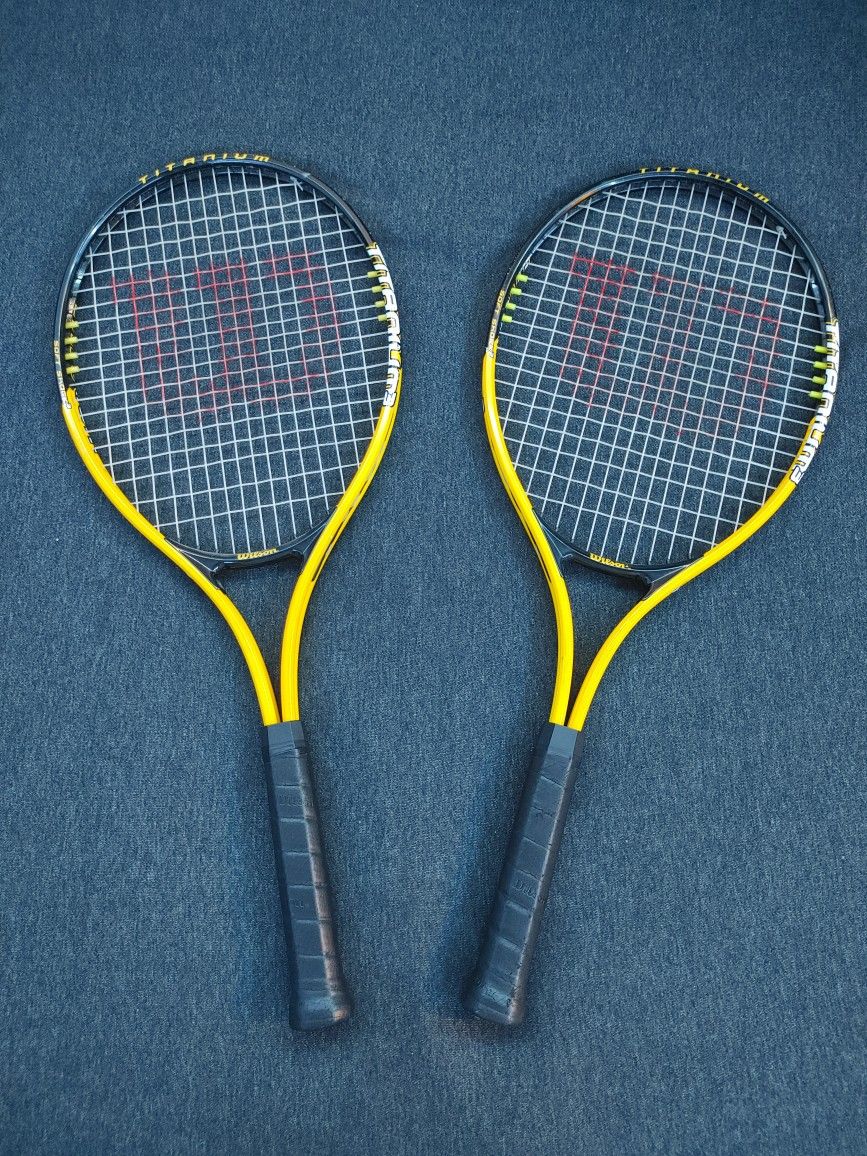 Wilson Titanium 3 Soft Shock 3 Tennis Rackets