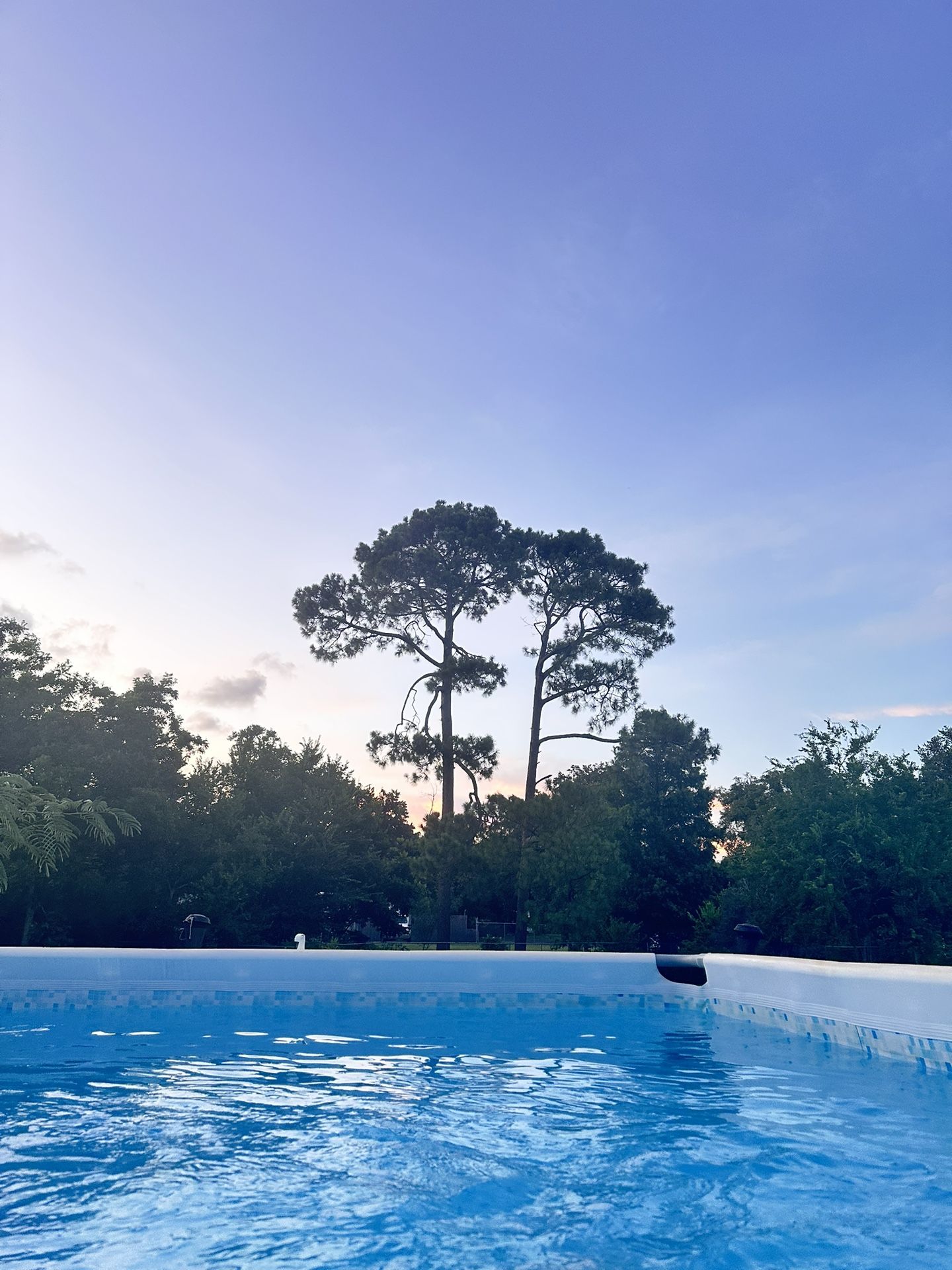 Above Ground Pool Rectangular With Pump And Vacuum 