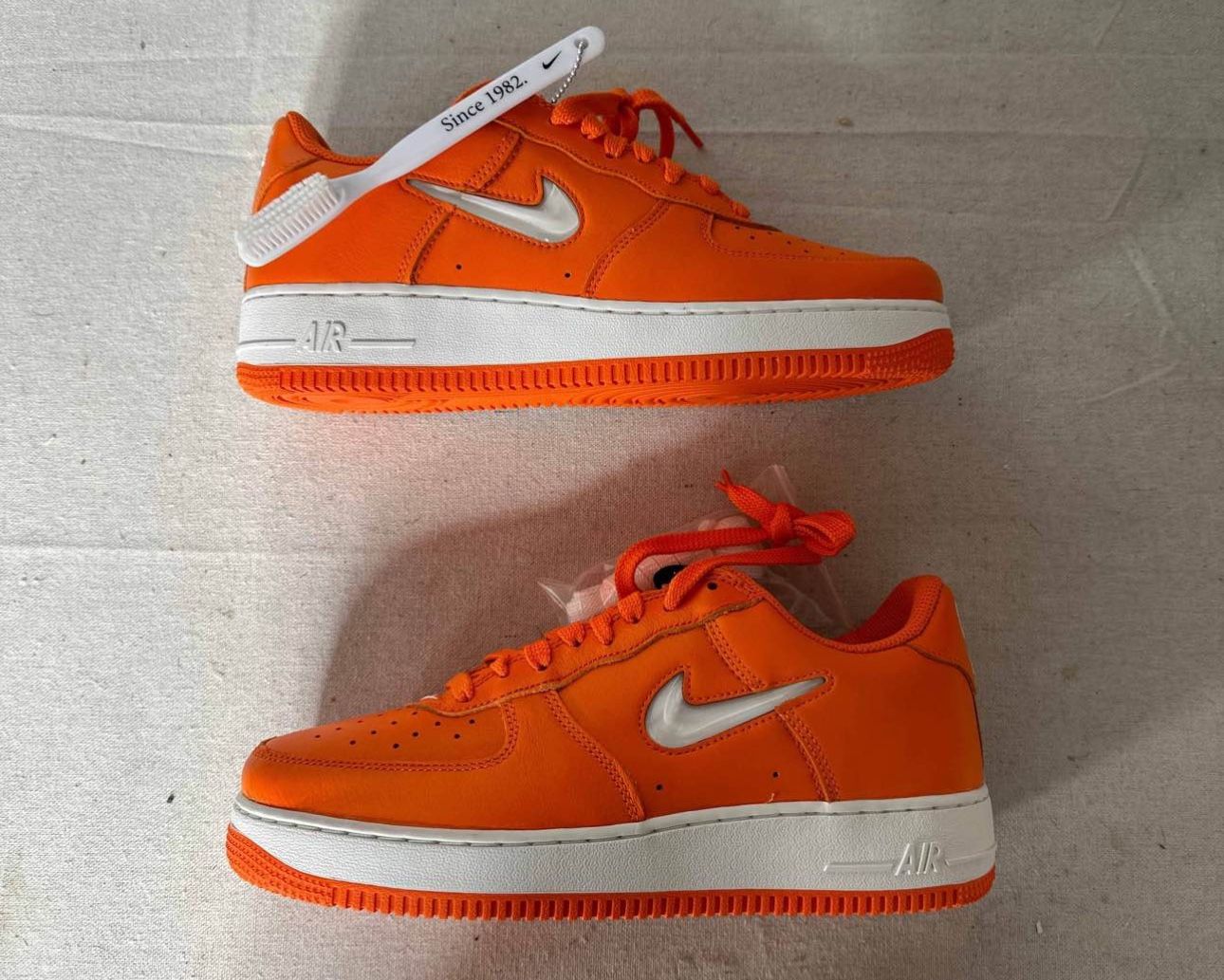 Nike Air Force 1 Jewel Low Color Of The Month - Safety Orange Size 9
