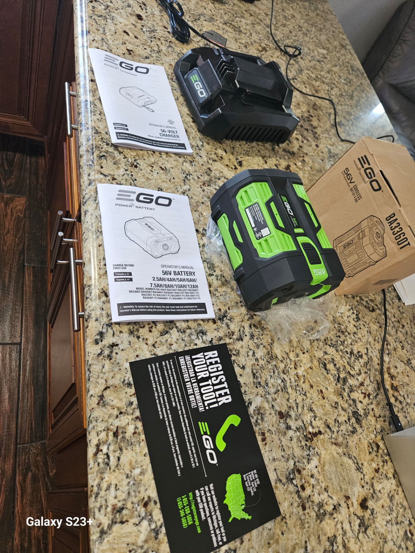 Ego 56v Battery And Charger new