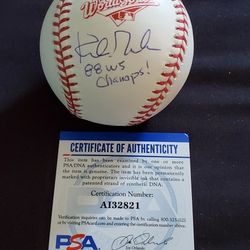 Kirk gibson Dodgers signed baseball
