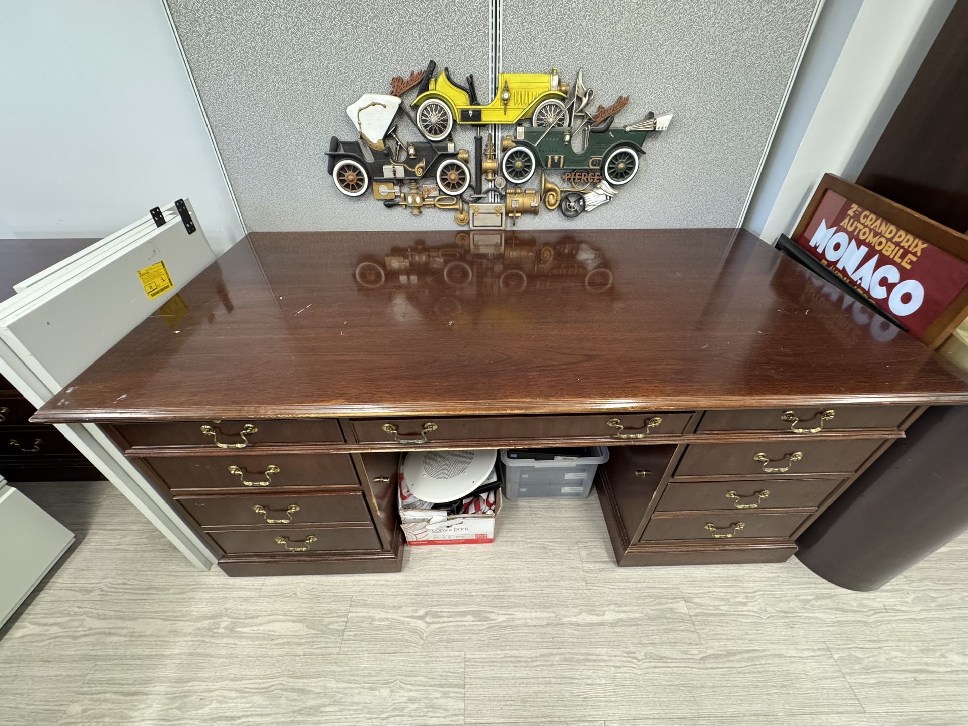 National Mt Airy Solid Wood Desk Office Furniture