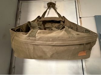 SUPRA Khaki Canvas Military style Duffle Bag