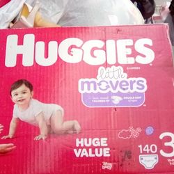 Huggies Size 3;140 Count Little Movers