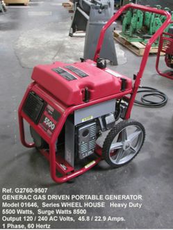 Trade Generac Gas Generator For New Power Inverter.
